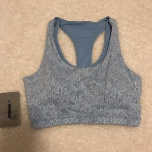 Gymshark fleur texture sports bra